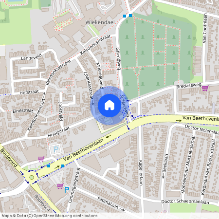 Parklaan-Hoogstraat, 4702 ZH, Roosendaal