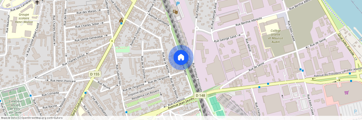 Rue du Colonel Moll, Francja, Vitry-Sur-Seine