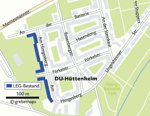 3-Zimmer-Wohnung in Duisburg Hüttenheim - Foto 1