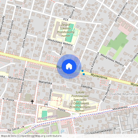 ul. Wyzwolenia, Rybnik-Północ, Rybnik, śląskie