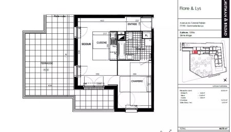 location Appartement T2 DE 44.7m² À DAMMARIE LES LYS - Photo 5