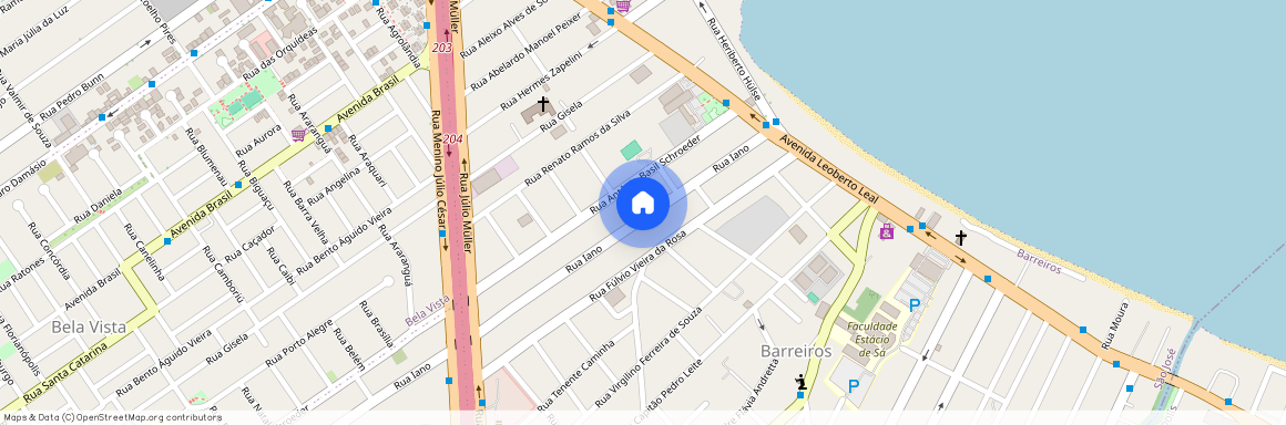 Rua Do Iano, 244, Barreiros - São José