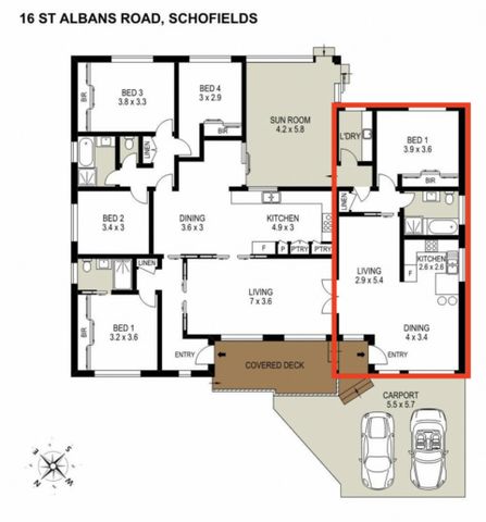 Spacious 1 Bedroom Flat - Water included! - Photo 4