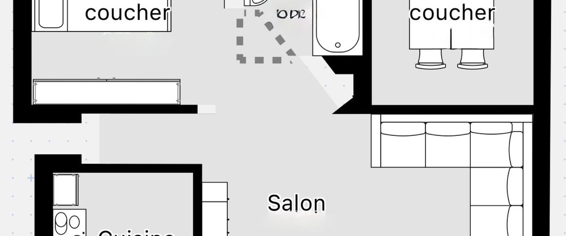 3 Zimmer, 70 m² - Photo 1