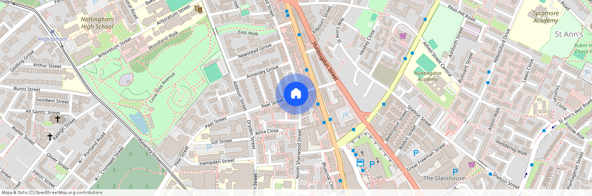 Flat 1 Berkeley Court, North Sherwood Street, Nottingham, NG1 4EF