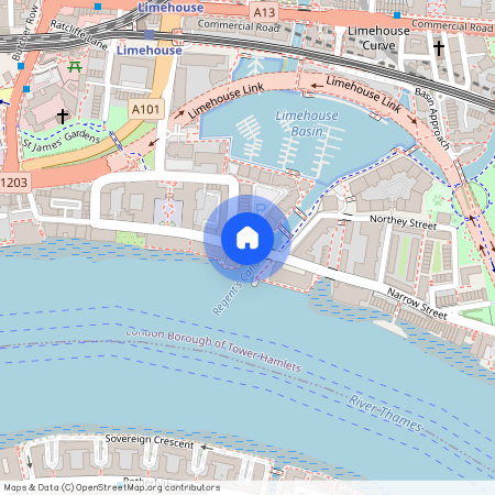 Narrow Street, Limehouse, London, E14