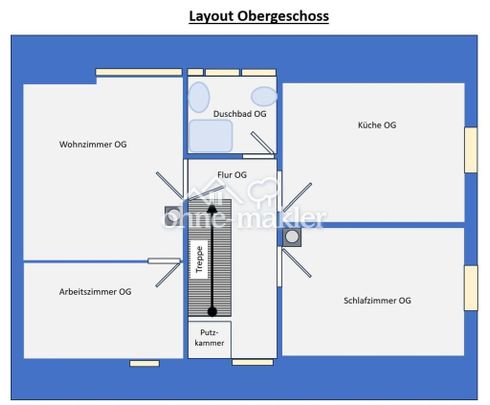 Wohnen auf Zeit - Möblierte und voll ausgestattet 3-Zimmer-Wohnung - Foto 1