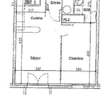 Location appartement 2 pièces de 44.6m² - Photo 1