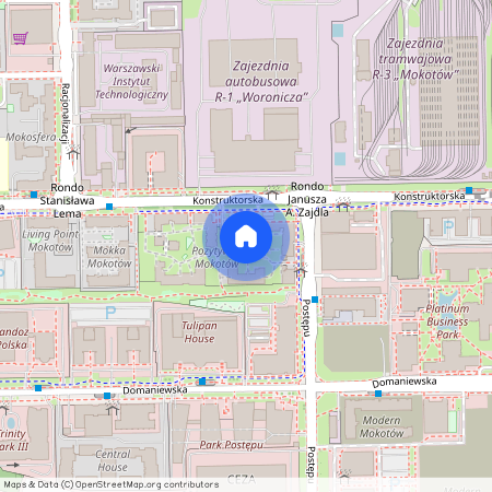 ul. Konstruktorska, Służewiec, Mokotów, Warszawa, mazowieckie