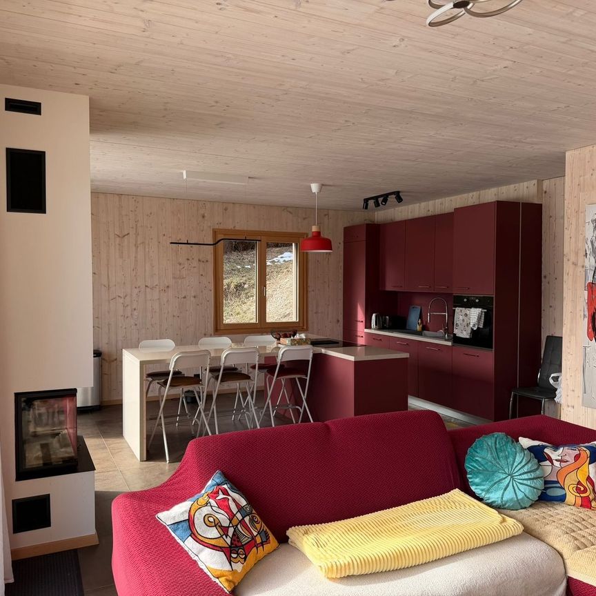 Moderne 5.5 pièces - élégante maison mitoyenne Minergie, au c?ur de Lens - Photo 1