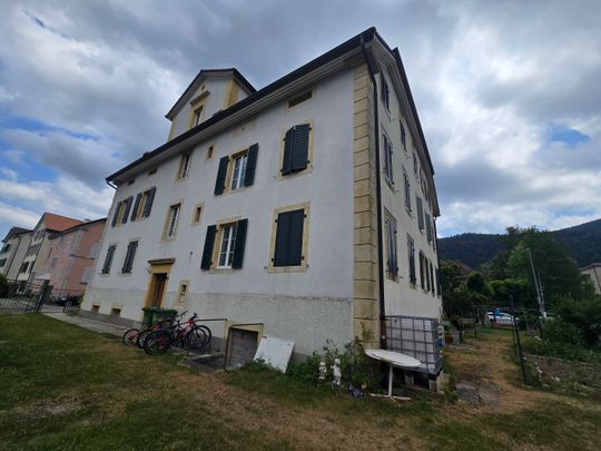 Bel appartement de 3 pièces au 2ème étage au centre du village avec part au grand jardin commun - Photo 1