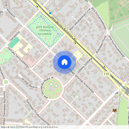 ul. ks. bp. Ignacego Krasickiego, Pogodno, Zachód, Szczecin, zachodniopomorskie