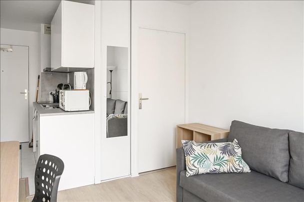 1 pièce - Meublé - 18,21 m² - 3ème étage - Colocation non autorisée - Photo 1
