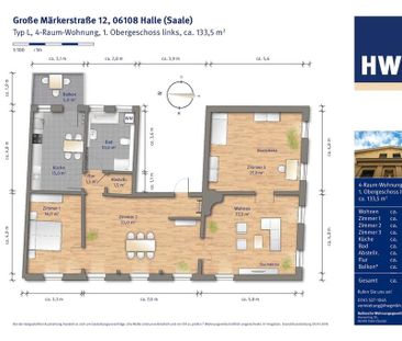 Exklusives Wohnen im sanierten Altbau - Photo 5
