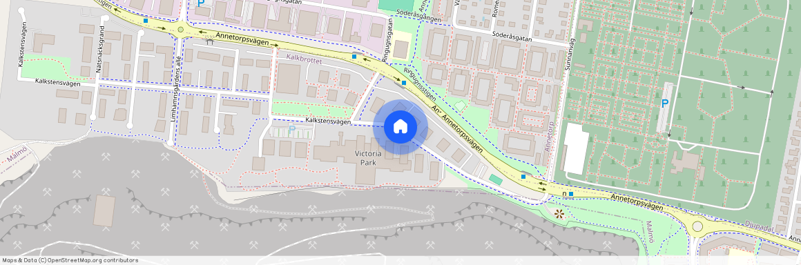 Kalkstensvägen, Limhamn