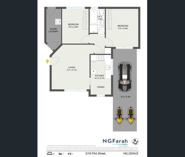 Freshly Painted Two-Bedroom Apartment in a Quiet, Convenient Location - Photo 1