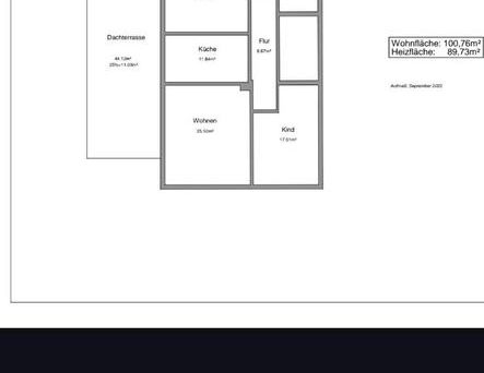 3 Zimmer EBK Bad mit großer Terrasse - Foto 1