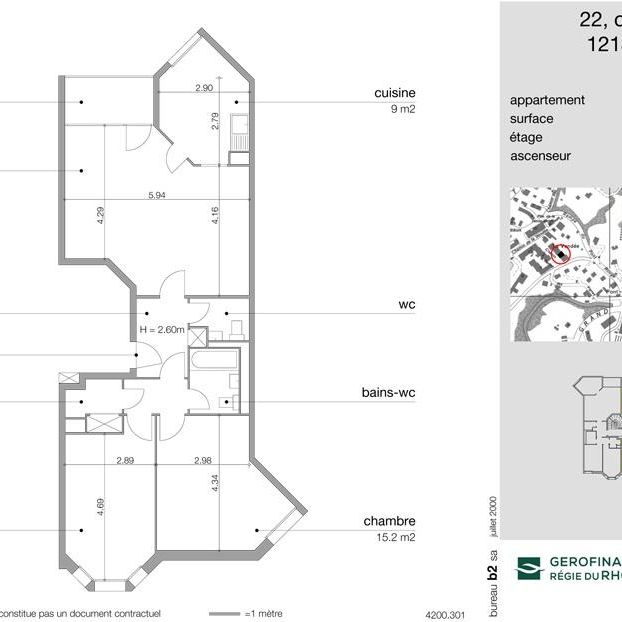 Appartement 4 pièces au 3ème étage - Foto 2
