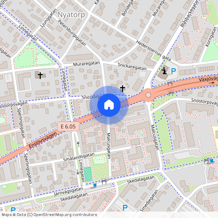 Enslövsvägen, Halmstad