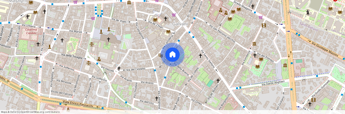 Via Rialto, Bologna, Emilia-Romagna 40124