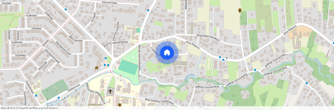 ul. Ludwika Bernackiego, Zalesie, Rzeszów, podkarpackie