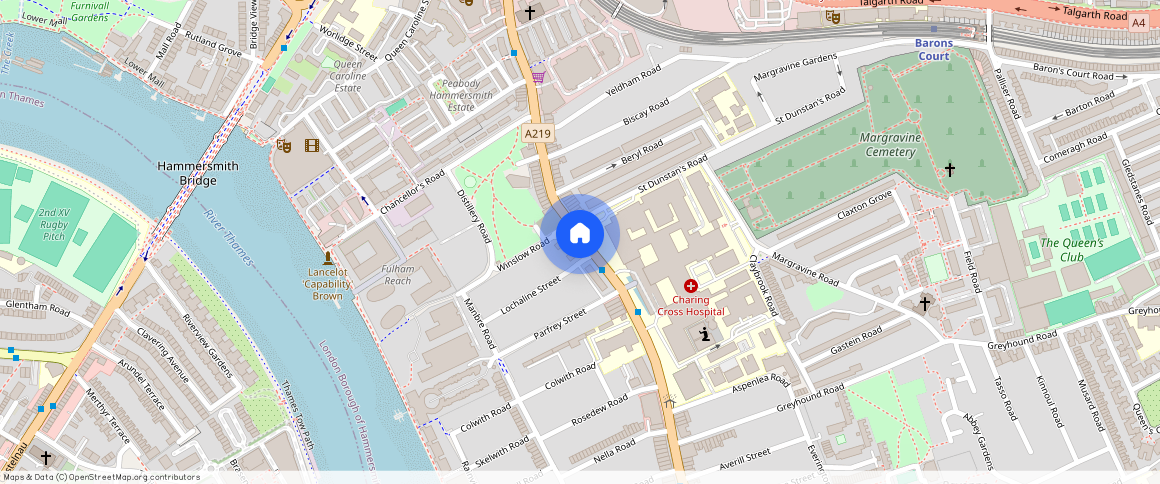 Flat 403 Fulham Palace Road, W6 9HH, Fulham