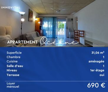 Location Appartement 1 pièce 31m² LE MOULE 97160 - Photo 1