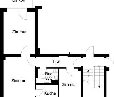 Mehr als gewohnt - Schöne 3-Zimmerwohnung in Wuppertal-Langerfeld - Photo 1