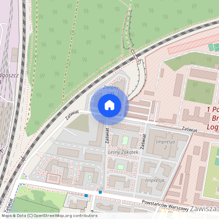 ul. Zaświat, Leśne, Bydgoszcz, kujawsko-pomorskie