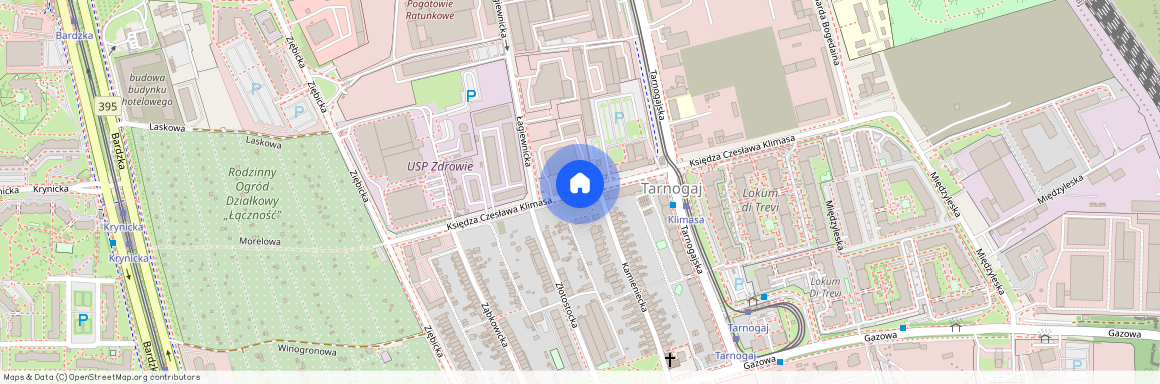 ul. ks. Czesława Klimasa, Tarnogaj, Krzyki, Wrocław, dolnośląskie