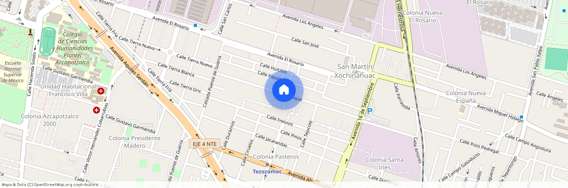 Calle Centlapal, Barrio de San Martin Xochinahuac, San Martín Xochináhuac, Ciudad de México, Azcapotzalco, Ciudad de México, 02120, México