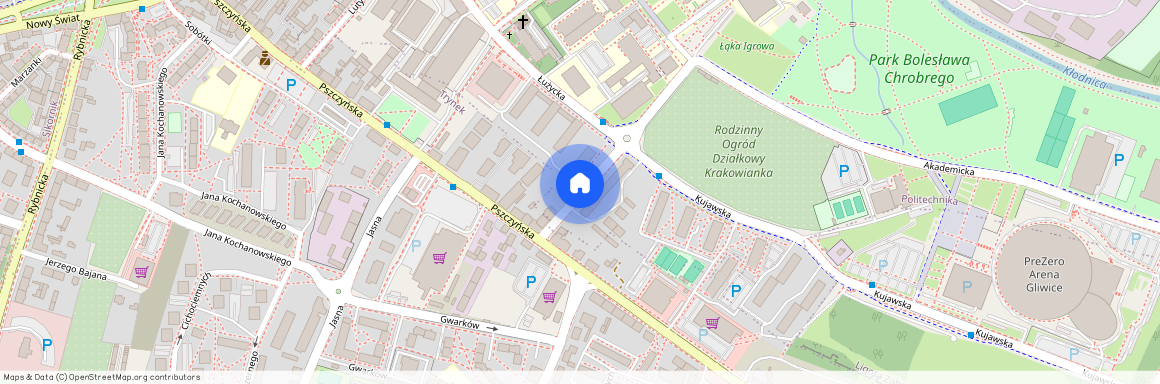 ul. Marii Skłodowskiej-Curie, Politechnika, Gliwice, śląskie