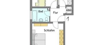 Ruhige 2-Zimmer-Wohnung in Mülheim-Heißen - Photo 1