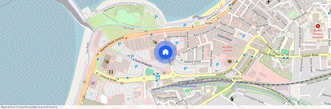 Northumberland Street, Morecambe, Lancashire