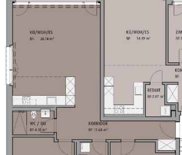 3.5 Zimmer-Wohnung in Oberuzwil - Foto 2