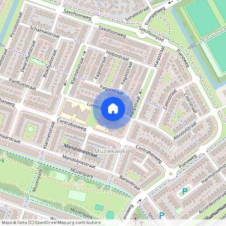 Muziekwijk N.-Midden, 1312 LJ, Luitstraat, Almere