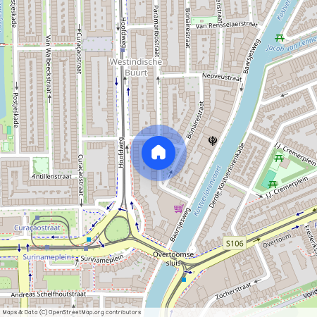 Westindische Buurt, 1058 AR, Paramariboplein, Amsterdam