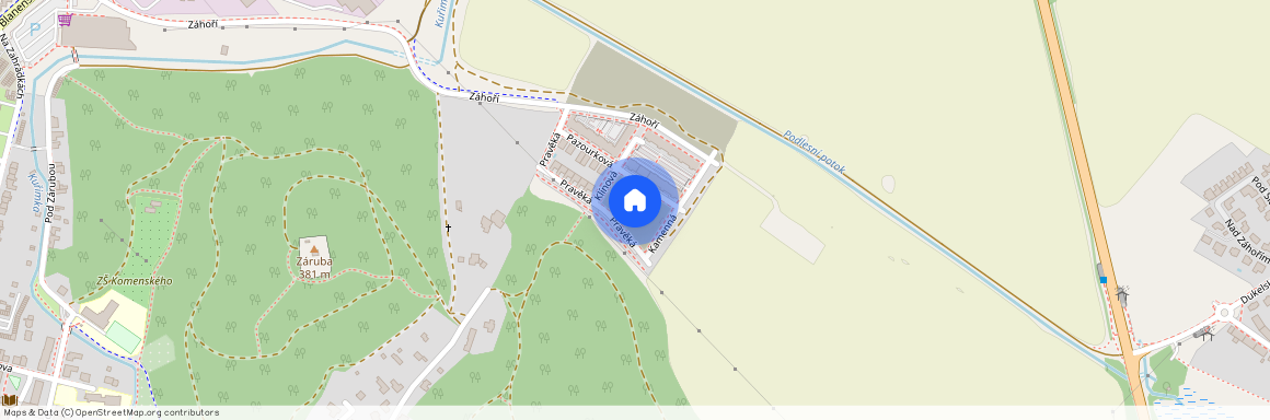 Pazourková, Kuřim - Kuřim