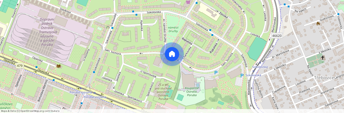 Gen. Sochora, Ostrava - Poruba