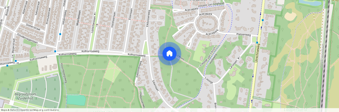 't Hoogt van 't Kruis, 1213 RR, Kolhornseweg, Hilversum