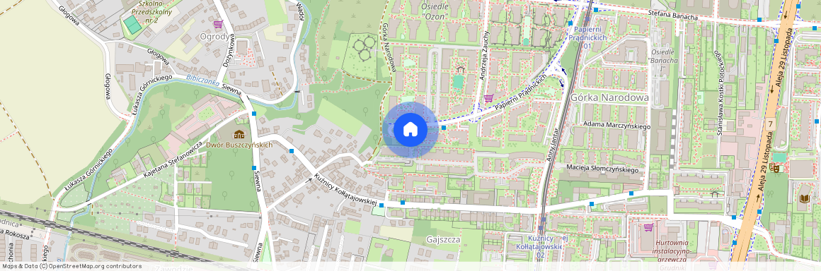 Prądnik Biały, Papierni Prądnickich, Kraków