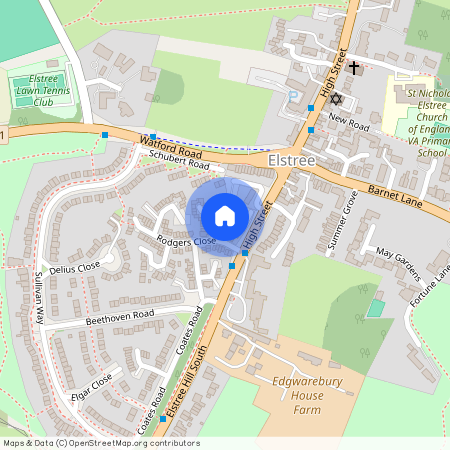 Britten Close, Elstree, Borehamwood