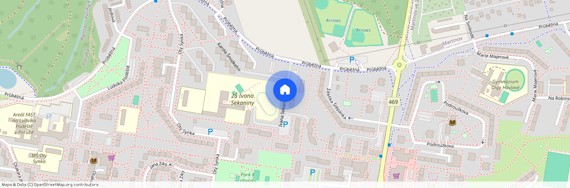 Ivana Sekaniny, Ostrava - Poruba