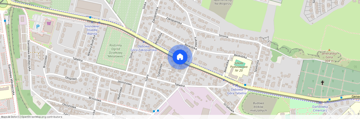 ul. gen. Władysława Andersa, Dębowa Góra, Sosnowiec, śląskie
