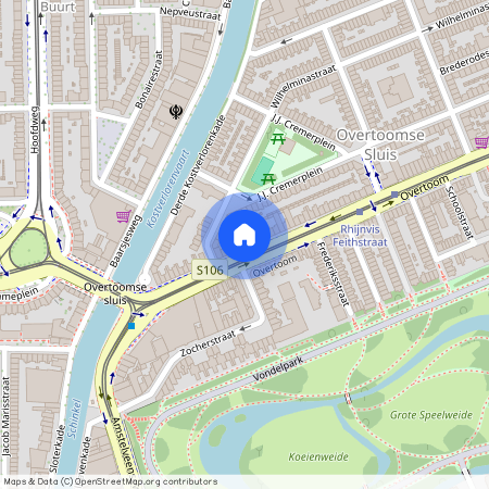 Overtoomse Sluis, 1054 LM, Overtoom, Amsterdam