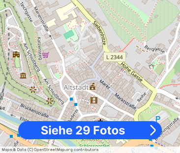 Charmante 3-Raum-Dachgeschosswohnung im Herzen von Greiz – modern, ... - Foto 1