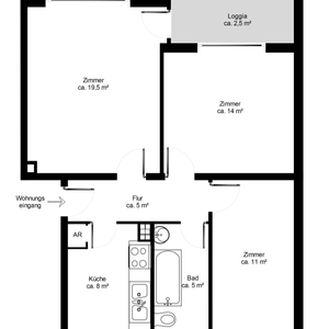 Gepflegte Balkonwohnung in toller Wohnanlage - Foto 2