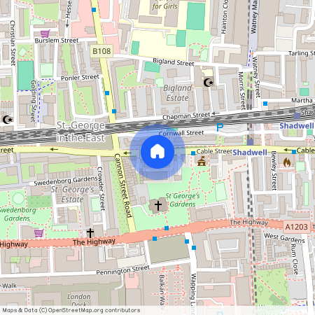 216 Cable Street, London, E1 0BL