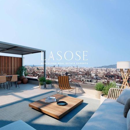 3 room luxury penthouse for rent in Barcelona, Spain - Photo 2