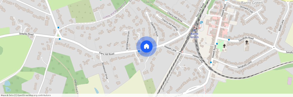 Fiery Hill Road, Barnt Green, Birmingham, Worcestershire, B45